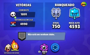 DESAPEGO Brawl Stars OG  2018| 38k Troféus |  Skin  Exclusiv