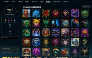 Promoção Conta Lol 459 Skins Plat 3 - League of Legends