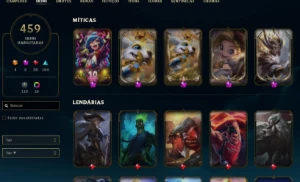 Promoção Conta Lol 459 Skins Plat 3 - League of Legends
