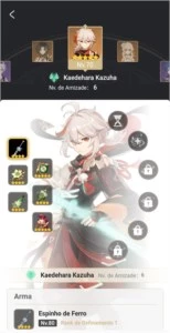 Conta de Genshin impact com Xiao,Diluc,Jean, Kequing eKazuha