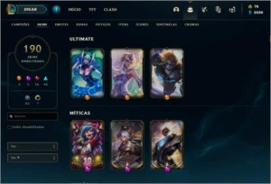 D2 190 skins - ótima conta - League of Legends LOL