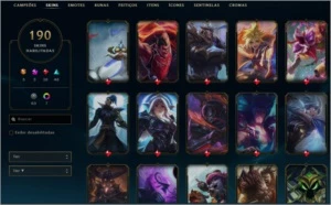 D2 190 skins - ótima conta - League of Legends LOL