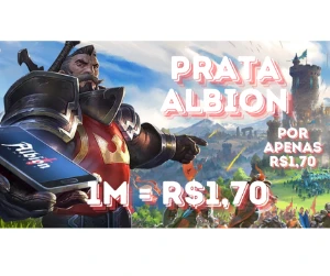 Prata albion - Servidor AMERICAS R$1,50/m