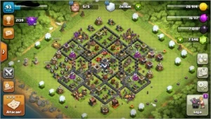 Conta Clash of clans,cv 9 quase full