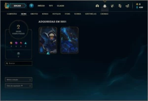 Conta bronze 4 com 2 skins e 23 champs BARATA - League of Legends LOL