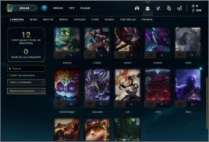 Conta bronze 4 com 2 skins e 23 champs BARATA - League of Legends LOL