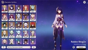 GENSHING IMPACT | AR57 | RAIDEN C6 | GANYU C1 - Genshin Impact