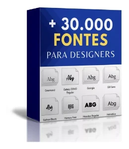 Pack 30000 Fontes Para Designer Gráfico + Brinde - Serviços Digitais