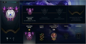 Conta LoL Mestre 172PdL 70% Winrate - League of Legends