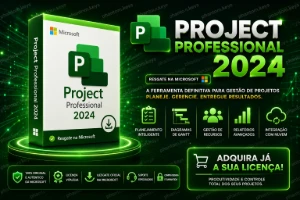 Project Pro 2024 - Resgate Na Microsoft! - Softwares e Licenças