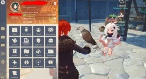 Conta AR51 com Xiao, Diluc C1, Qiqi, Keqing e Aquila Favonia - Genshin Impact