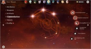 Conta AR51 com Xiao, Diluc C1, Qiqi, Keqing e Aquila Favonia - Genshin Impact