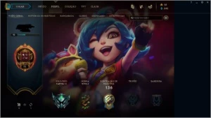 conta platina 3 - League of Legends LOL