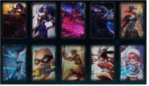 LOL conta nível 23, 49 skins, 21 legado - League of Legends