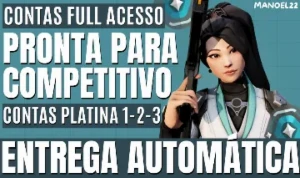 Contas Valorant Platina 1-2-3 ( Rank Ativo ) ( Sempre On )