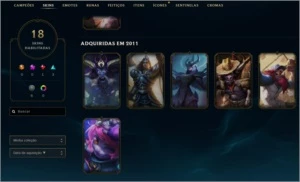 Conta Jarvan Vitorioso e Kayle Juiza - League of Legends LOL