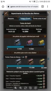 Conta Rise of empires Mobile - Outros