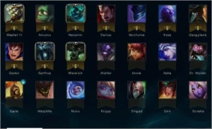 Conta de league of legends- 20 campeões 3 skins kayle juiza LOL