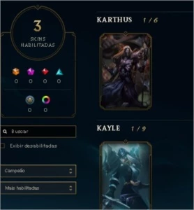 Conta de league of legends- 20 campeões 3 skins kayle juiza LOL