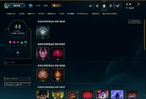 Ferro 3 com 30 Champs e 2 Skins - League of Legends LOL