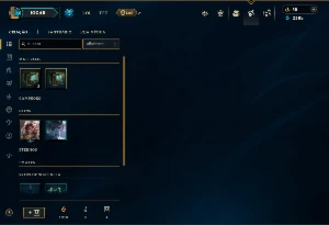 Ferro 3 com 30 Champs e 2 Skins - League of Legends LOL