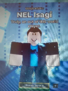 Conta com o novo NEL ISAGI!!! - Roblox