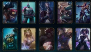 Conta league of legends com skins raras LOL