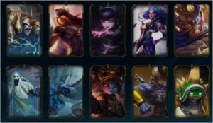 Conta league of legends com skins raras LOL