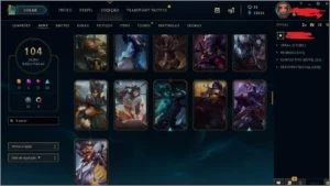 Acc Lol Todos Os Campeoes Lvl136 104 Skins - League of Legends