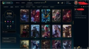 Acc Lol Todos Os Campeoes Lvl136 104 Skins - League of Legends