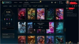 Acc Lol Todos Os Campeoes Lvl136 104 Skins - League of Legends