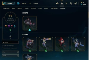 conta league of legends LOL