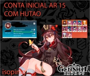 CONTA GENSHIN IMPACT INICIAL AR 15 COM HUTAO