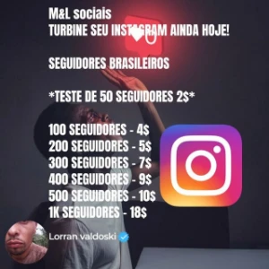 Seguidores - Redes Sociais