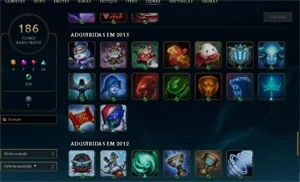 conta lol s1 210 skins  ouro4 pós md10  R$600 (negociavel) - League of Legends