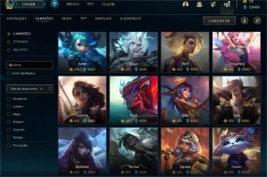 conta lol s1 210 skins  ouro4 pós md10  R$600 (negociavel) - League of Legends