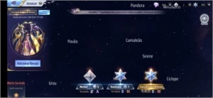 Saint Seiya Milo + Artemis Servidor 127 - Saint Seiya Awakening SSA