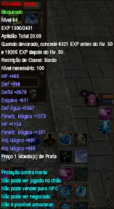 Bardo / Espiritualista (Psy) - Mid Game Bem Roletado - Perfect World PW