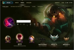 League of Legends - Cont + 70 Champs e 17 Skins+ LOL