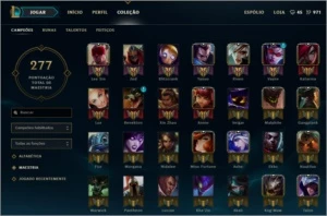 League of Legends - Cont + 70 Champs e 17 Skins+ LOL