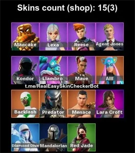 Conta Fortnite com Heroína e Tubarão Mako