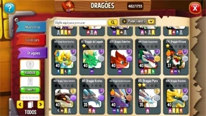 Conta Dragon city lvl 77 - Dragon City Mobile