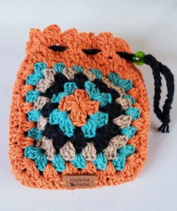 Saquinho Porta Treco de Crochê - Artesanato e Personalizados