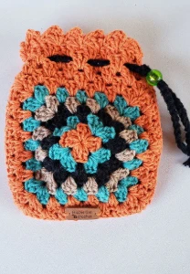 Saquinho Porta Treco de Crochê - Artesanato e Personalizados
