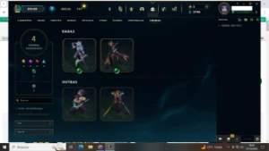 Conta de lol todos os campeões level 467 com 95 skins - League of Legends