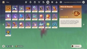 CONTA COM 6 PERSONAGENS 5 ESTRELAS E 3 ARMAS - Genshin Impact