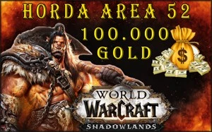 100.000K OURO GOLD AREA 52 HORDA - Blizzard