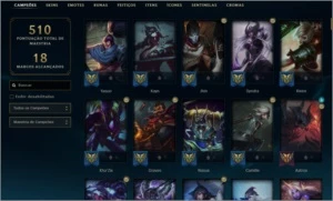 CONTA DIAMANTE COM 108 SKINS / TODOS OS CAMPEÕES - League of Legends LOL