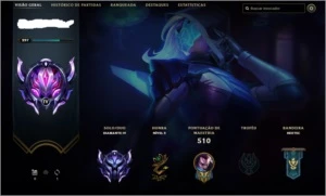 CONTA DIAMANTE COM 108 SKINS / TODOS OS CAMPEÕES - League of Legends LOL