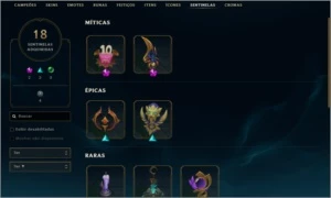 CONTA DIAMANTE COM 108 SKINS / TODOS OS CAMPEÕES - League of Legends LOL
